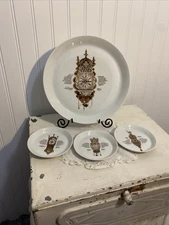 Mitterteich Porzellan China Plate And 3 Butter Pay Sized Plates