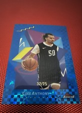 2024-25 Topps Finest - Uncommon Cole Anthony 💎 /75 Blue Refractor 