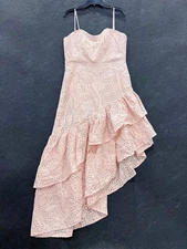 GUESS Joyce Dress Women's Size 12 Peach Creme Multi W5YK53WHEU0  