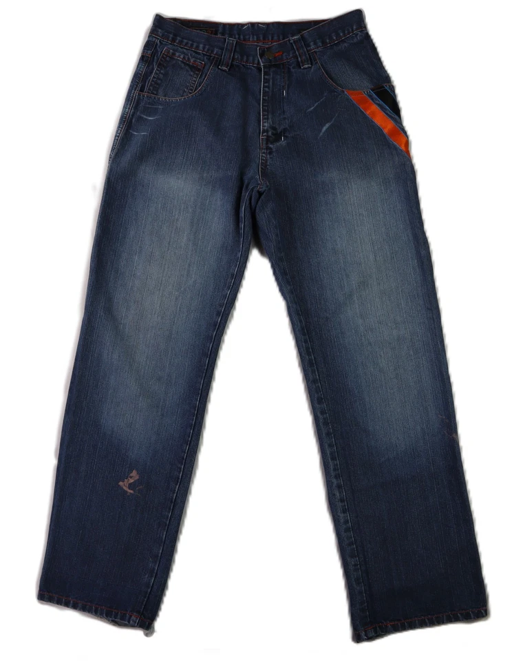 COOGI US Men’s 32 x 31 Dragon Embroidered Loose Baggy Jeans Pants - Image 2 of 4