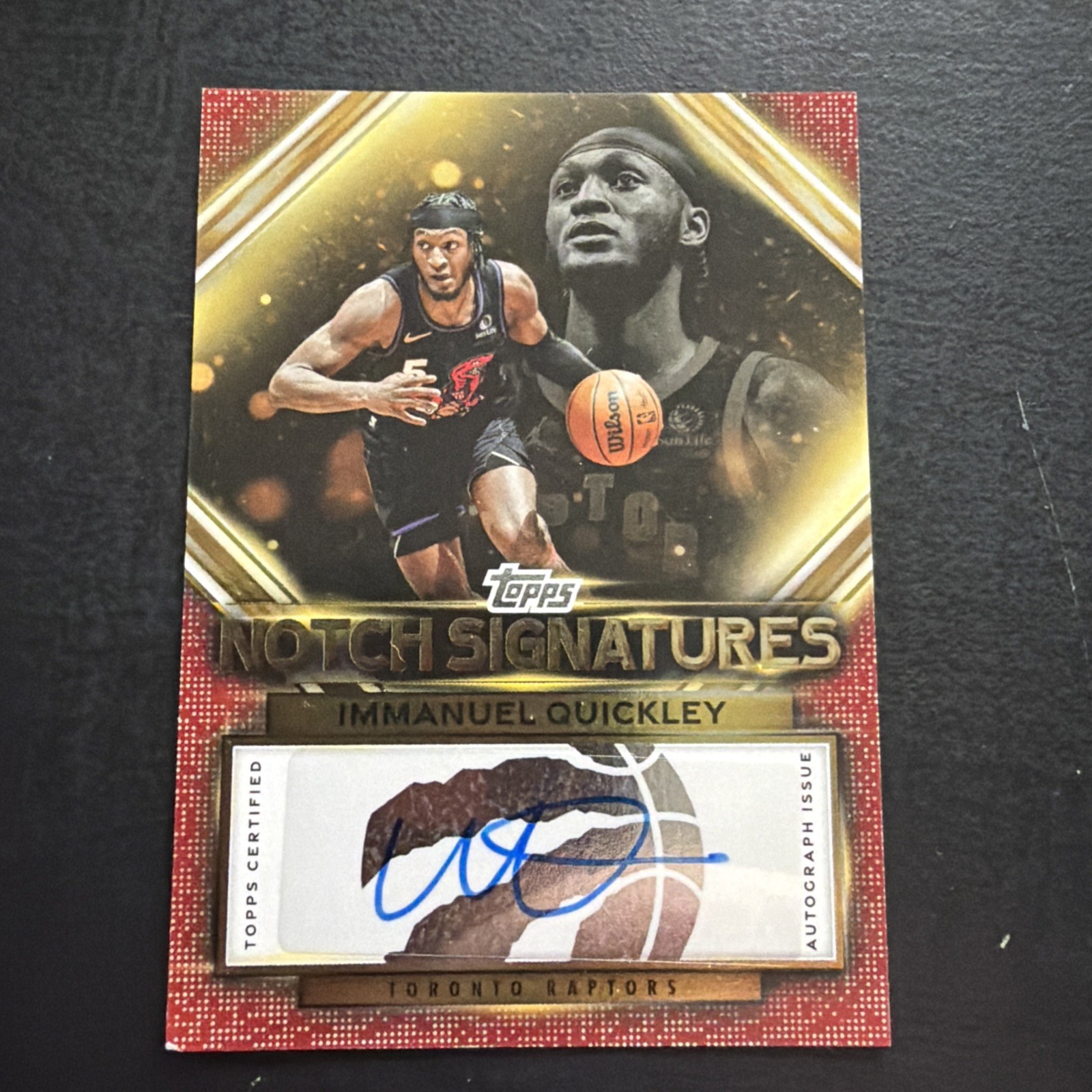 2025-26 Topps Topps Notch Signatures Immanuel Quickley #TNS-IQ Auto