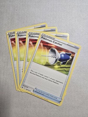 Pokemon - Crown Zenith - 4X POKEMON CATCHER 138/159 - NM/M