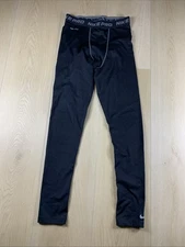 Nike Pro Combat Men's Black Dri-Fit Compression Leggings Sz L 259864-010