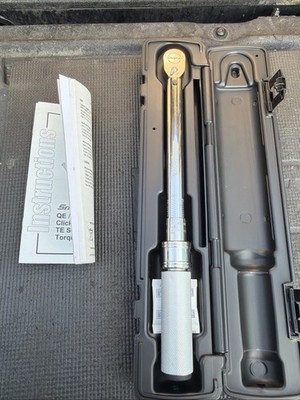 Snap On USA QD2R1000A 3/8'' Drive Adjustable Click Type Compact Torque Wrench NEW