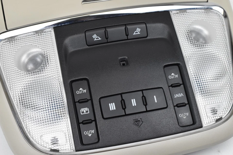 Jeep Grand Cherokee 2011-2014 consola superior domo luz lámpara Homelink OEM Foto 2 de 4