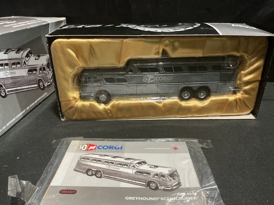 Corgi 50th Anniv. 1:50 Diecast GM 4501 Greyhound Scenicruiser RAW CASTING - Image 3 of 4