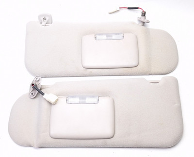 2006-2012 Mitsubishi Eclipse Coupe Driver Passenger Side Sun Visor Pair OEM