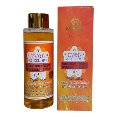 Evob XX WHITE exclusive Vitamin C & Carrot Triple Action Skin Tight Oil 300ml
