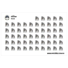 Office Planner Stickers – Work Schedule & Decorative Planner Sticker Set