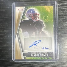 SAGE High Series Randal Grimes Gold #A-RG /100 Autograph Rookie Football