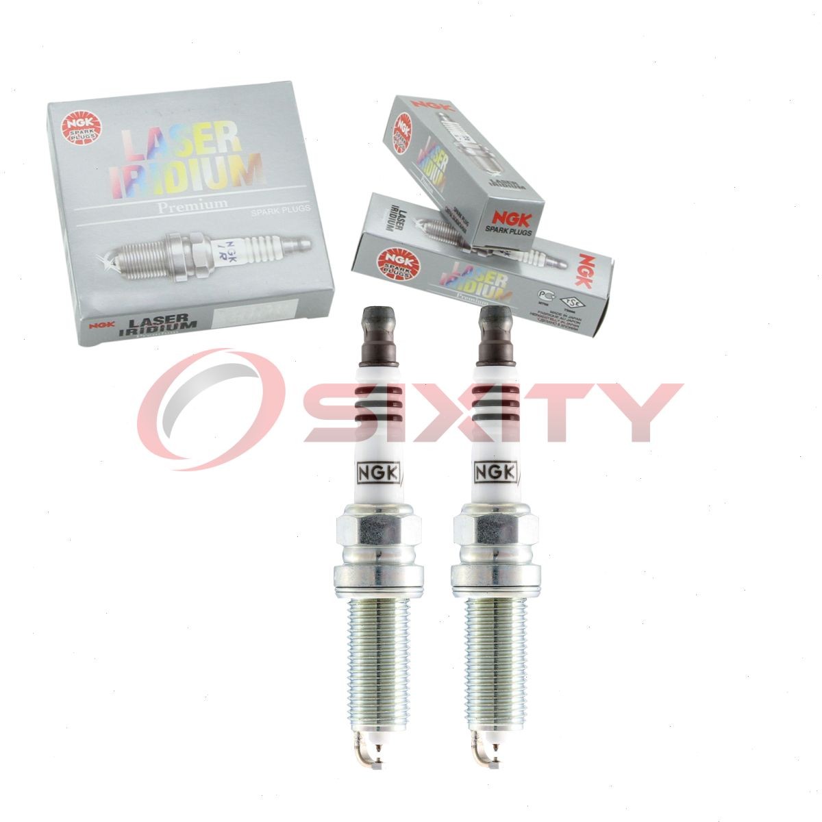 2 pc NGK 95993 DF6H-11B Laser Iridium Spark Plugs for Ignition Wire tz