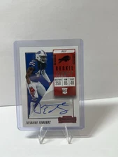 2018 Panini Contenders Rookie Ticket Auto Tremaine Edmunds #151 Rookie Auto RC