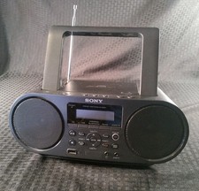 Sony ZS-RS60BT Bluetooth CD Player AM/FM Radio USB Boombox Tested