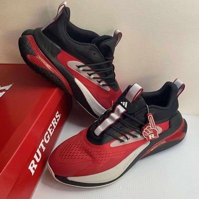 Rutgers Scarlet Knights Adidas AlphaBoost V2 Shoe IH3885 Men's12.5 Red/Black New