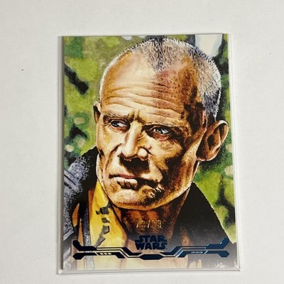 Vect Nokru /99 Stellar Art Card Topps Star Wars Ari Arnaldsson Rare