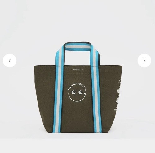 Anya Hindmarch Universal Bag OLIVE / BLUE Set Of 2 LIMITED EDITION BNWT - Picture 5 of 9