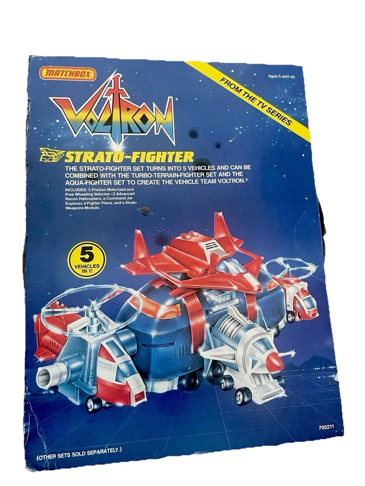 MATCHBOX 1985 VINTAGE VOLTRON STRATO-FIGHTER NICE COND. COMPLETE W/ INSTRUCTIONS - Image 3 of 4