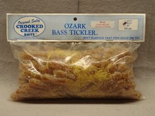 Crooked Creek Ozark Bass Tickler 3 1/2 in 100 Pk, 99-SL Lt Melon / Orange Copper