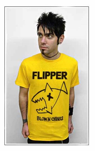 Flipper Blowin’ Chunks Punk Rock Band Nirvana Influence T-Shirt - Bild 7 von 21