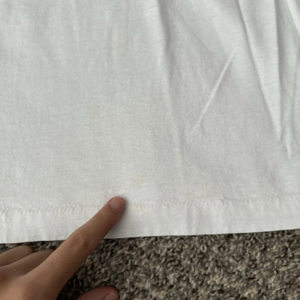 Vintage Santa Claus T Shirt Mens XL 90s Christmas Rudolph Call 911 Humor Graphic - Image 3 of 4