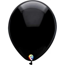 Funsational Black 12" Latex Party Balloons 15ct