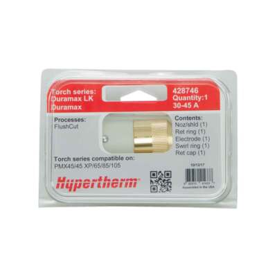 Hypertherm 428746 Consumable Kit Duramax and Duramax Lock 30-45 A Flushcut