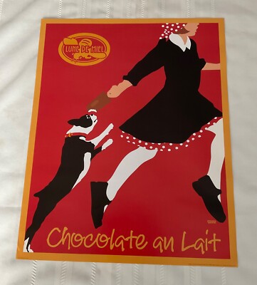 Johanna Kriesel - Original Art Deco Poster - “Chocolate Au Lait