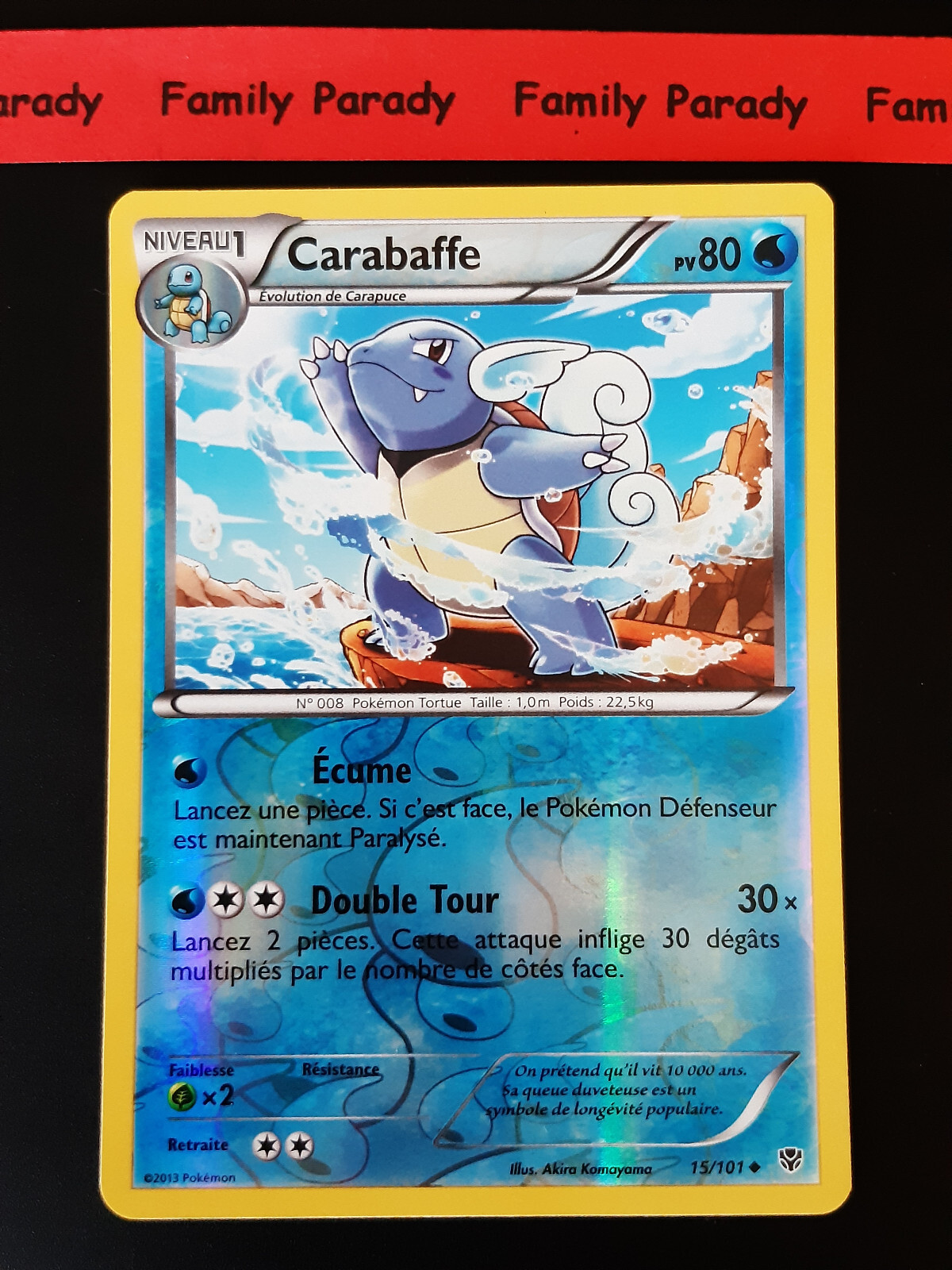 Wartortle Reverse 80pv 15 101 Pokemon Card Explosion Plasma New Fr Ebay
