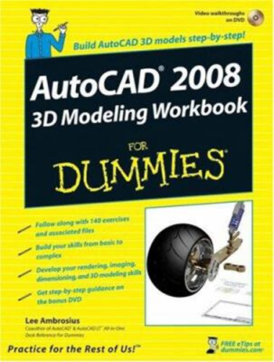 AutoCAD 2008 3D Modeling Workbook for Dummies Taschenbuch Lee Ambro