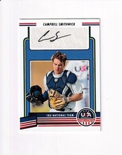 2023 Panini USA BASEBALL STARS & STRIPES CAMPBELL SMITHWICK AUTO AUTOGRAPH