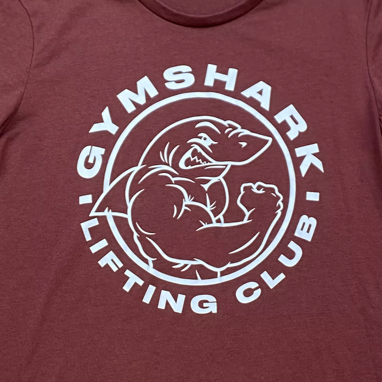 gymshark performance spell out gym workout gain lifter shirt