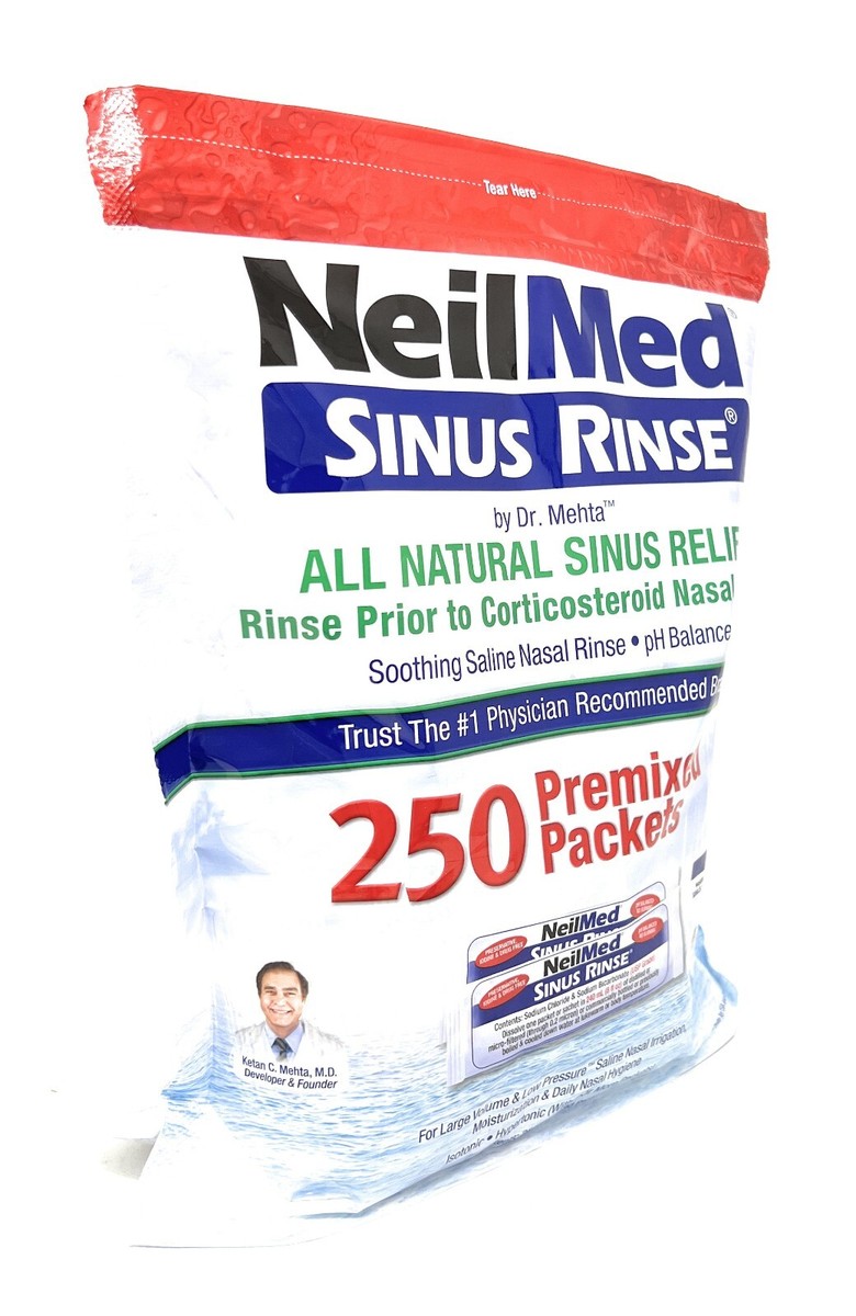 NEILMED SINUS RINSE 250 PACKETS PREMIXED REFILL EXPIRES 02/2028 | eBay