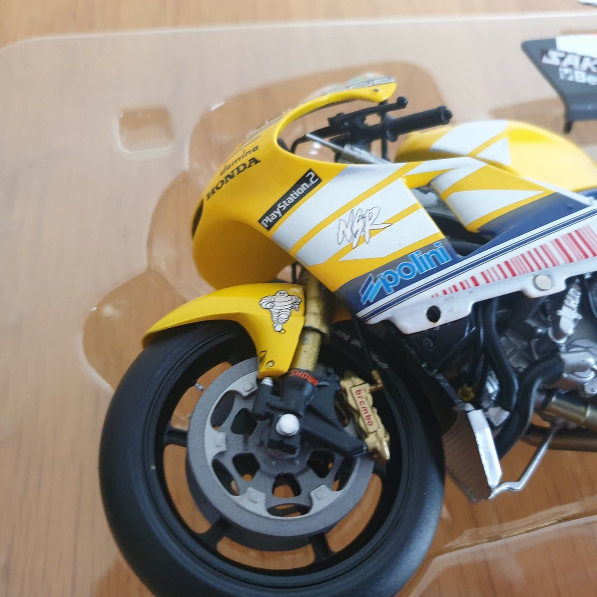 MINICHAMPS 1:12 HONDA NSR500 VALENTINO ROSSI 2001 LeMans Diecast