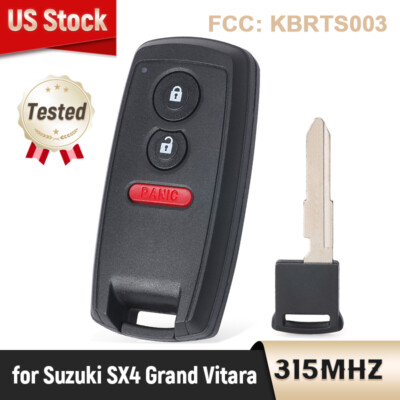 for Suzuki SX4 Grand Vitara 2007-2012 Keyless Remote Key Fob KBRTS003 Unlocked