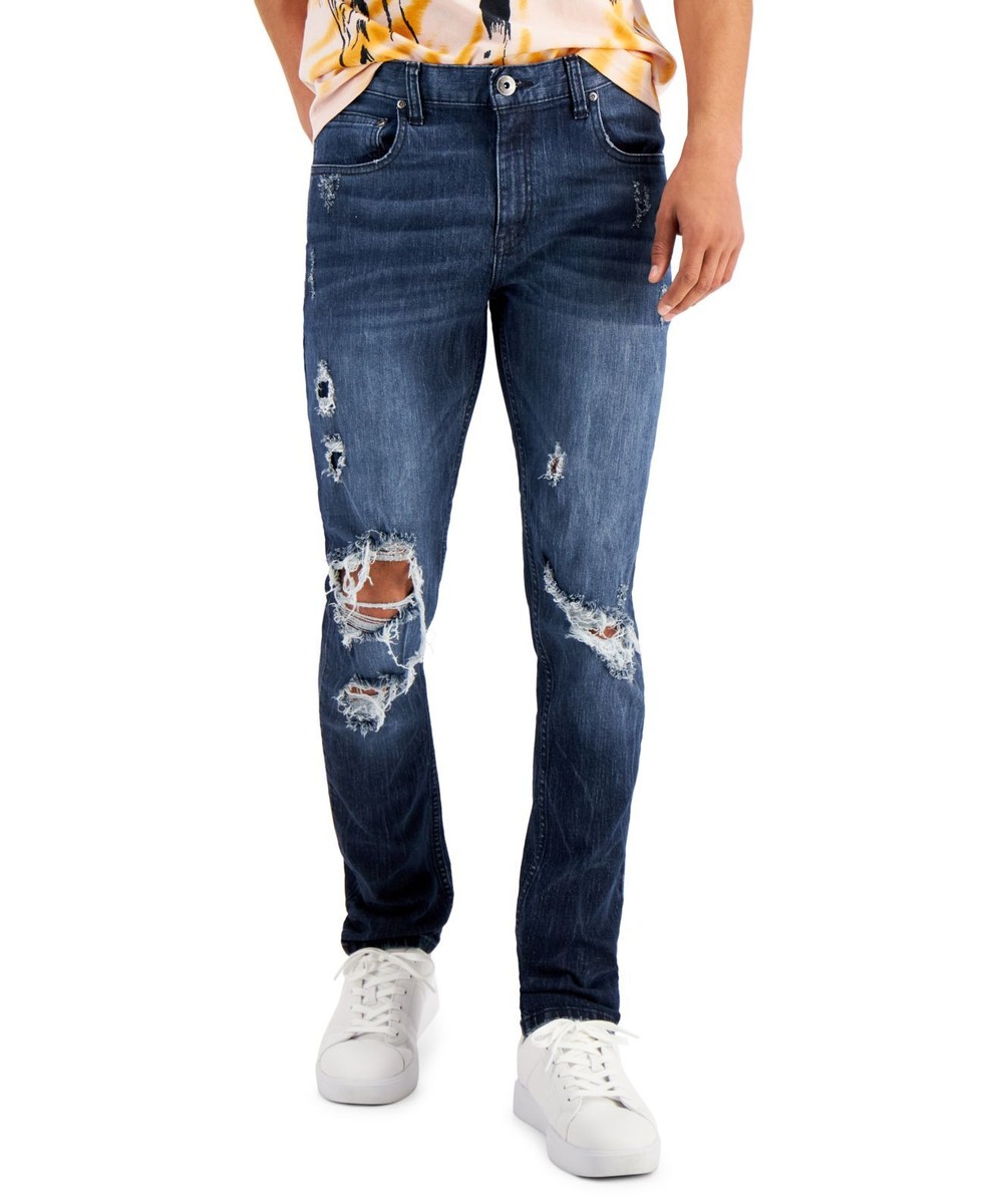 Jean Skinny Homme INC International Concepts - Taille 36, Déchiré, Sans Ourlet - Neuf Avec étiquettes