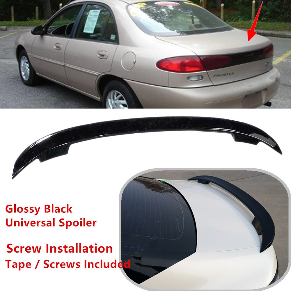 Fit For Ford Escort Rear Trunk Spoiler Lip Sport Wing Universal