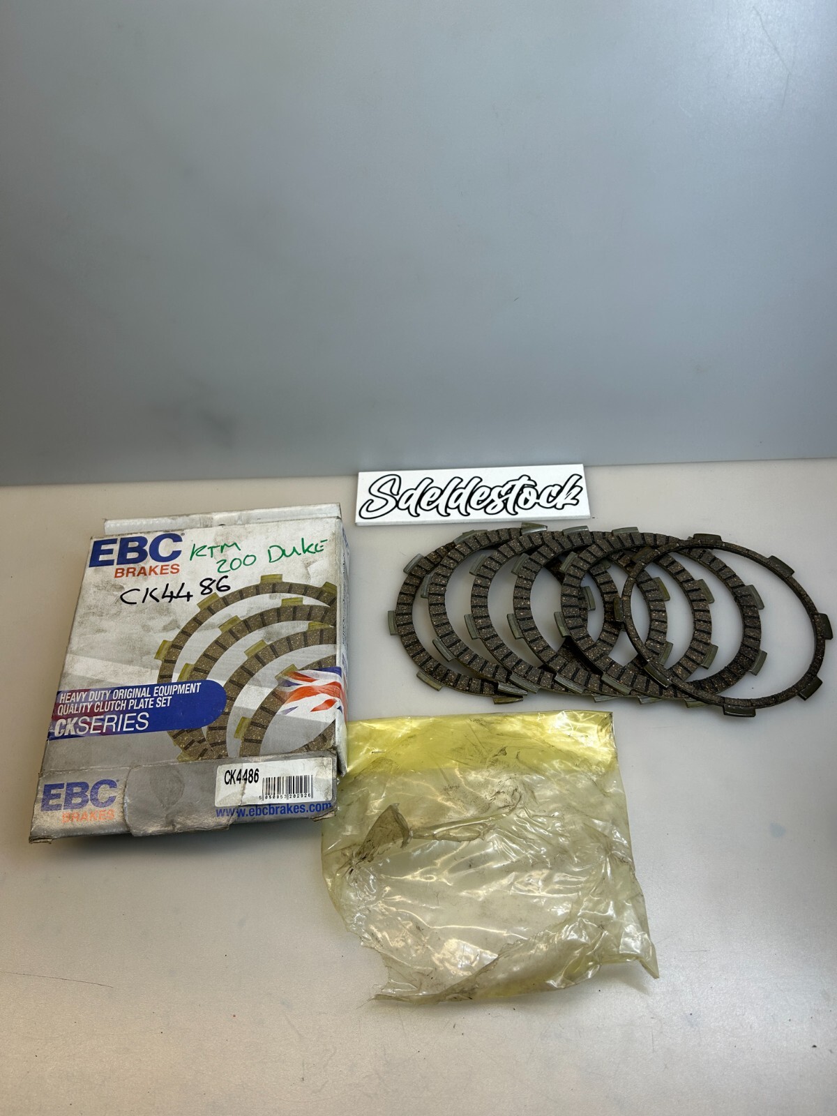 Kit disque garni embrayage ebc ck4486 anti patinage KTM Duke 200