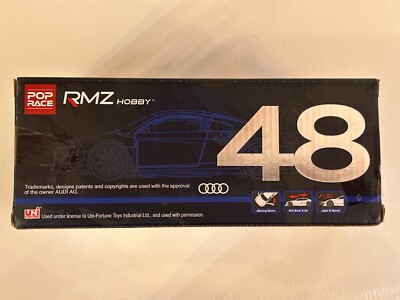 RMZ Hobby Audi R8 LMS GT3 #48 AAPE Blue Camo Diecast Car 1:32