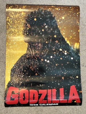 Godzilla 1995 Calendar Toho Brand New!