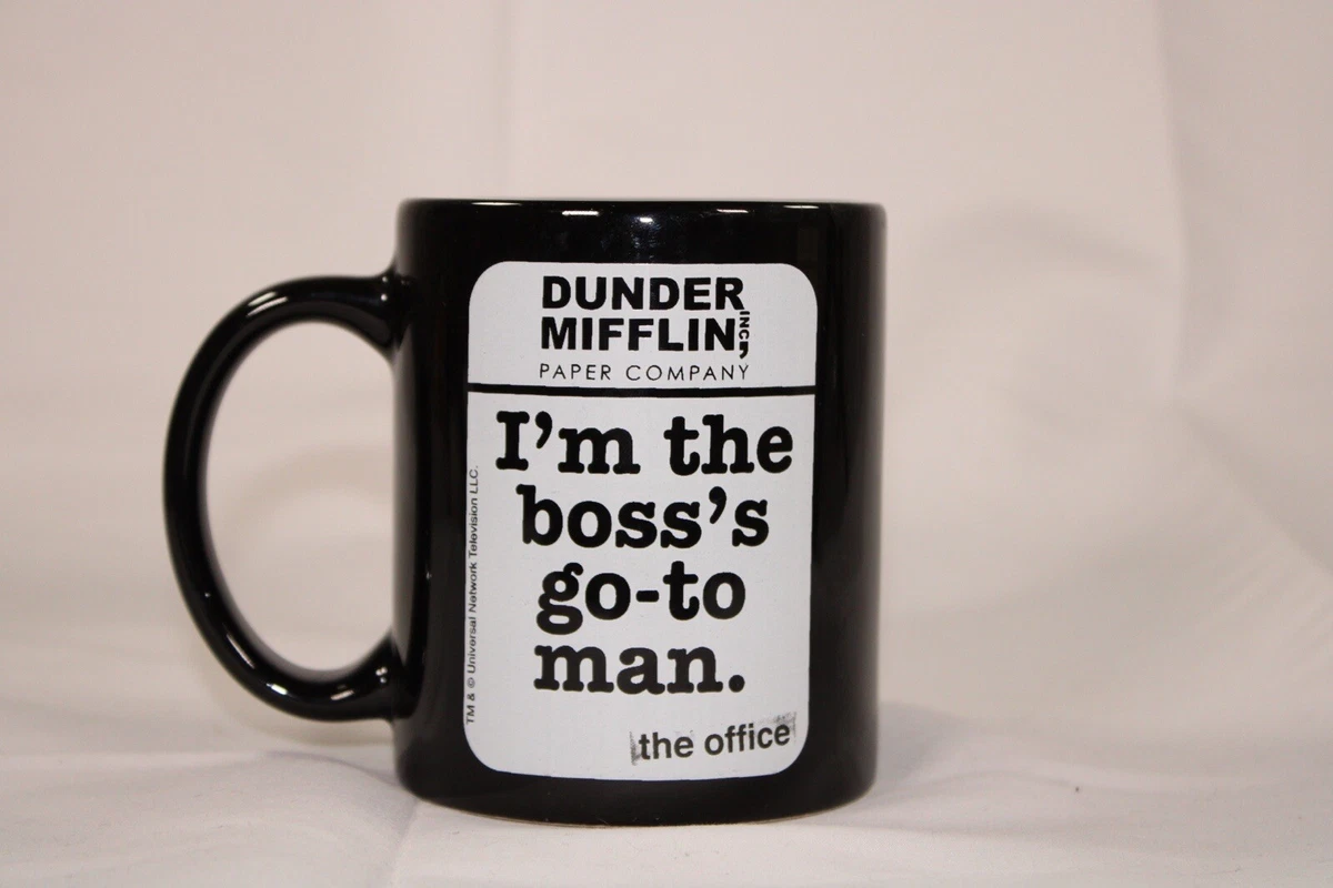 The Office Dunder Mifflin Black Mug