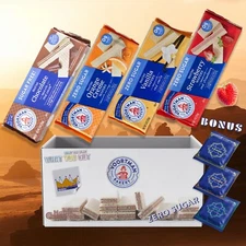Voortman Sugar Free Wafers  - Chocolate, Orange, Vanilla, Strawberry + 3 Teabags