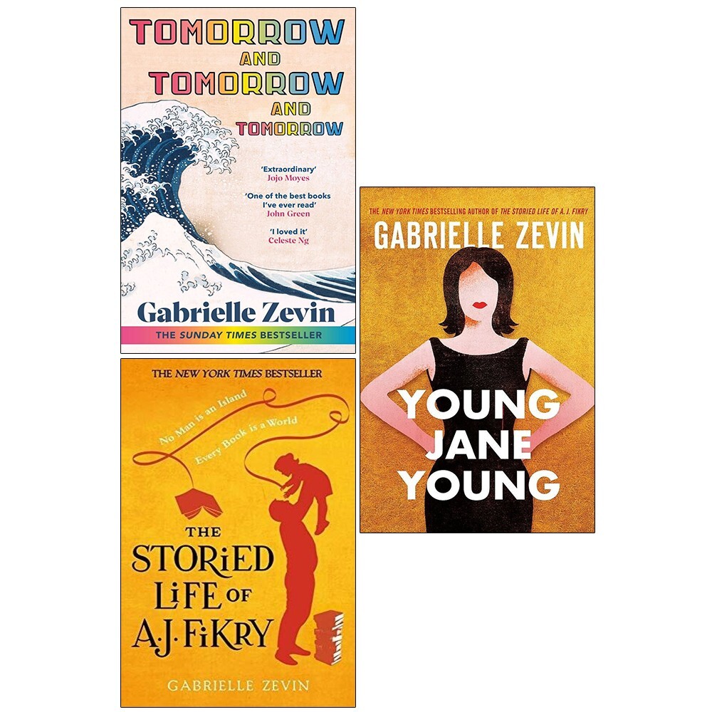 Gabrielle Zevin Collection 3 Books Set Storied Life of A.J. Fikry, Young Jane