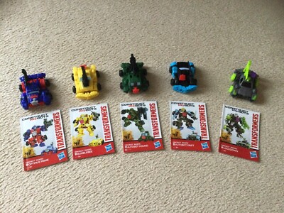 Transformers Construct Bots Dinobot Riders Optimus Bumblebee Hound Drift Lockdow