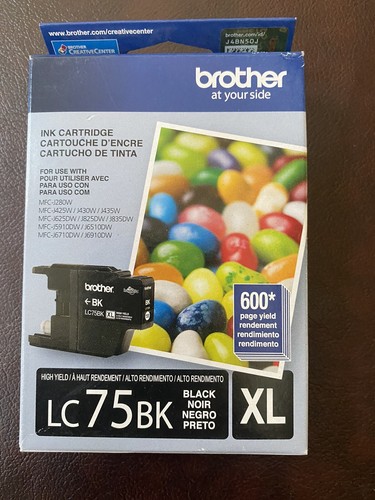 Buy Brother LC75BK XL Black High Yield 