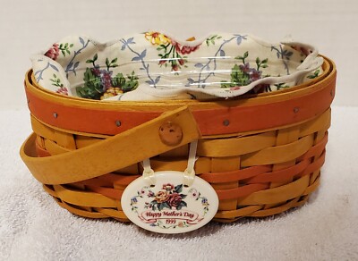 小物入れ longaberger mother's day basket 1999 Longaberger 1999 Mothers Day Basket Tea For Two Combo | eBay