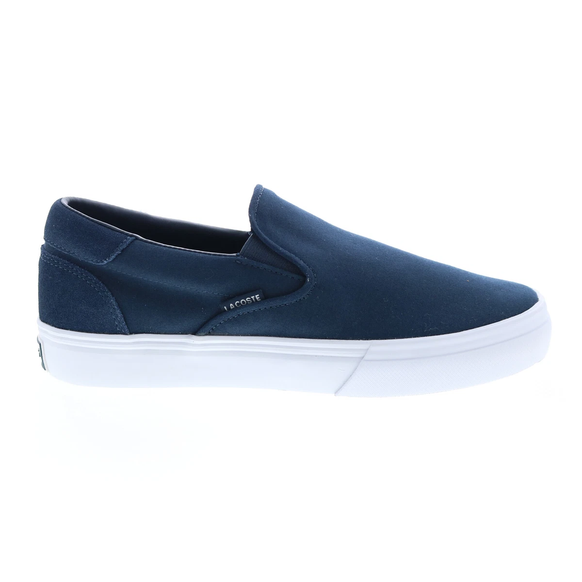 Lacoste Jump Serve Slip 07221 Cma Mens Blue Canvas Lifestyle
