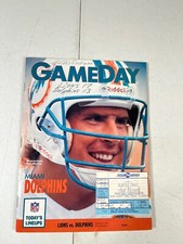 Sept 1991 Detroit Lions Program & 2 Ticket Stubs-Marino Cover-Great Shape