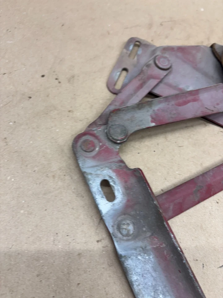 1972-1980 DODGE RAM RAMCHARGER D100 D150 W150 HOOD HINGES SET SPRINGS PAIR OEM - Image 3 of 4