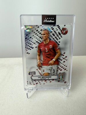 Topps Pristine Road to UEFA EURO 2024 Leo Ostigard Norway PRESTINE