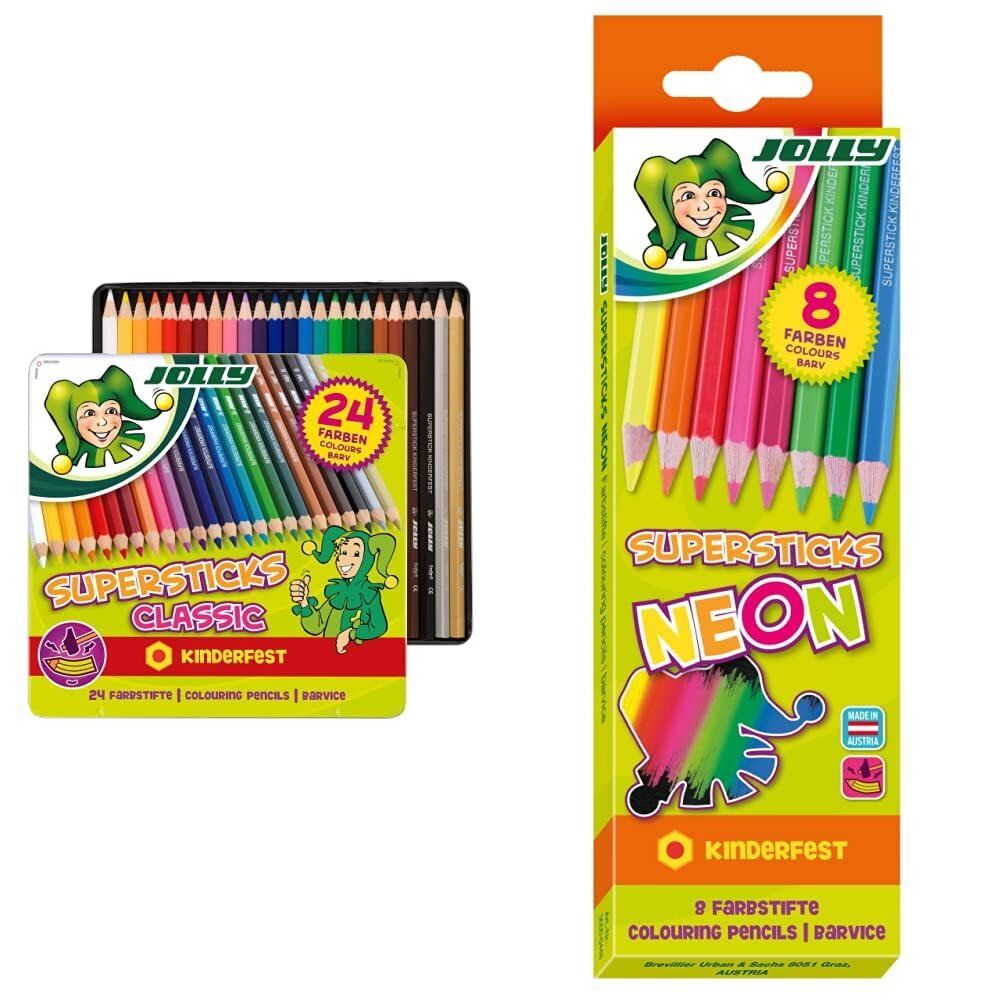 Jolly supersticks Classic 24 Farbstifte Classic